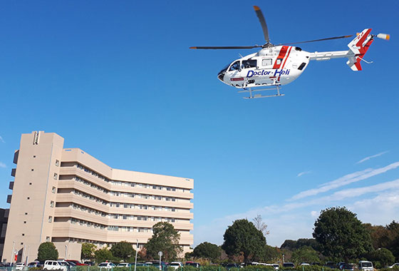 航空医療搬送用ヘリコプターによる転院搬送
