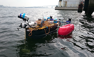 国立環境研究所と浅海底観測システムの共同開発