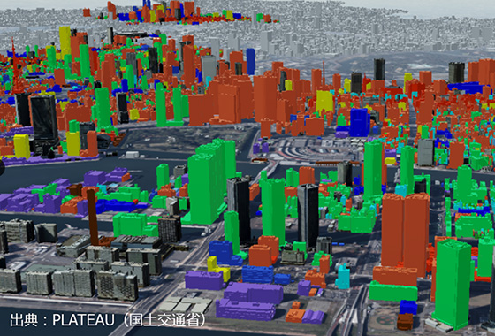 地理空間情報の3D化によるまちづくりへの貢献