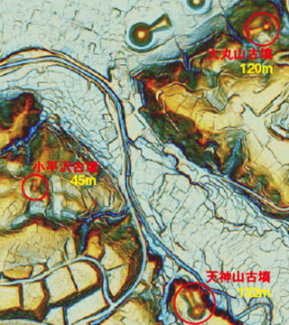 陰陽図（2mDTM）